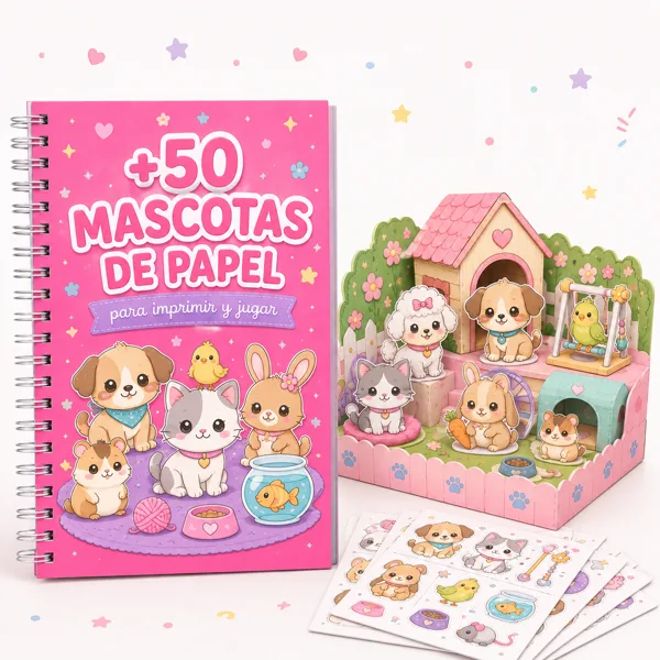 +50 Mascotas de Papel